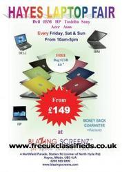 Cheap Laptops (west London) (Hayes,  near Heathrow,  London) 