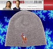 Ralph Lauren Big Pony Merino Wool Winter Cap