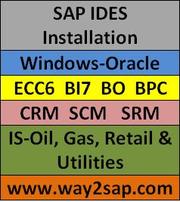 SAP Installation on Windows-Oracle | SAP ECC6 | BI BO BPC | CRM 7.0 
