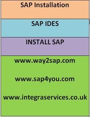 SAP Installation | sap installation | sap ides installation