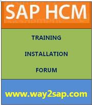 SAP HCM Forum,  SAP HCM Training and SAP HCM Installation 