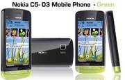 Nokia C5-03 green Smartphone on very cheap contract