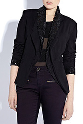 SEQUIN LAPEL JACKET