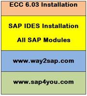 ECC 6.03 IDES Installation with Portals 7.0 Enh pack 3 | SAP-Installat