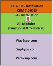 CRM 7.0 IDES| BW 7.0 | SEM 6.0 | IS Oil and GAS 6.0 IDES| SAP-Install 