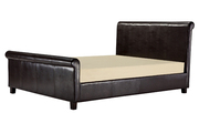 Elegant Double/King LEATHER BED+Mattresses=BRAND NEW=(SALE!) delivery!