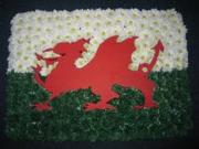 Buy  beautiful Welsh Dragon  from flowers 4 funeral
