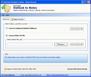 Convert MS Outlook to Lotus Notes