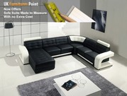 Corner Leather sofa Corner+ Chaise+ 2Seater (Model: T139C) 