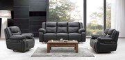 Top Graded Real Leather Recliner 2+3 Seater Sofa (Model: S 007) 