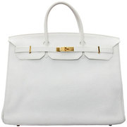 Buy Hermes 40cm White Birkin Bag from Rewind Vintage