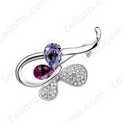 zellata.com Austrian Crystal Brooch fashion jewellery wholesale