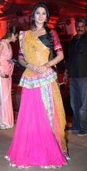 Jennifer Elegant Style Chaniya Choli from TV Show Saraswati Chandra