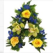 Buy Letters Funeral Flower from flowers 4 funeral