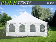 Pole tent Semi Pro Plus 6x6 M PVC 