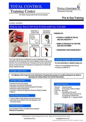 Fire & Gas Field fundamentals Course