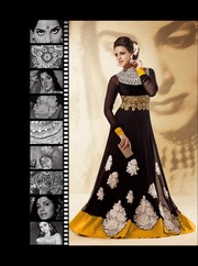 Incredible Black Floor Length Anarkali From Fashion Ka Fatka