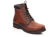 Men Leather Shoes Casual Lace Up Boots