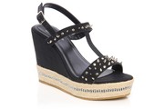 Buy Womens Spiky Studded Wedge Sandal