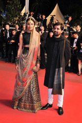 Beautiful Kanishtha in Designer Lehenga @ Cannes Film Festival