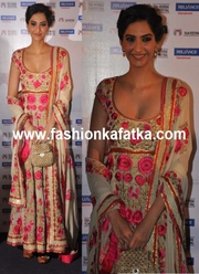 Sonam Kapoor Floral Floor Length Anarkali from Fashion Ka Fatka