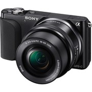 Sony Alpha NEX-3NL Mirrorless Digital Camera with 16-50mm Lens-Black