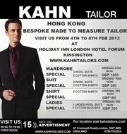 Custom Tailored Suit & bespoke Shirt - kahntailors.com