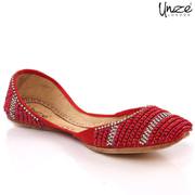 Women 'Rano' Leather Indian Khussa Pumps