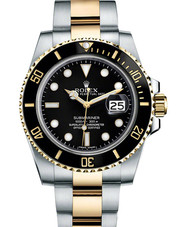 Pre-owned Rolex Submariner 116613 Black Dial