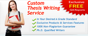 Custom Thesis Writing Services - Online Thesis Writing Help