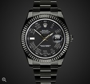 Customized Rolex Datejust II: Nero Watch