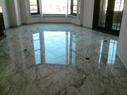 Fixing marble tiles,  polishing and restoration marble and granite