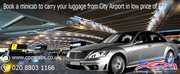 Book Cheap minicab to move along with your luggage from City Airport