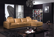 Brown Corner Sofa Suite 