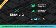 Emailio Responsive Multipurpose Email Set+Builder 