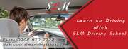 Learn to drive hassle free with SLM Driving School,  order now.