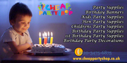party supplies online, birthday decorations uk & Party Tableware