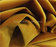 Yellow Velvet Upholstery Fabric at low cost