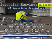 Screeding Services in London - UK Screeding Specialist