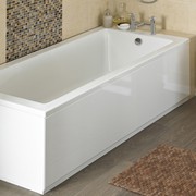 Premier 1600mm High Gloss White MDF Front Bath Panel