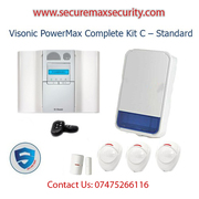 VISONIC POWERMAX COMPLETE KIT C - STANDARD ALARM SYSTEM HOME BUSINESS 