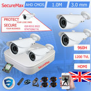 4 x HD Security Cameras Kit DVR Recorder with Hard Drive 