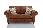 Shop Online Oakland Faux Leather 2 Seater Sofa at Furniture Stop