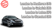 Best Chauffeur and Limousine Hire for Gatwick Airport Transfer in £80 UK ,  call us 02037708770