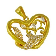  Buy Heart shaped pendant at Sogani Jewels
