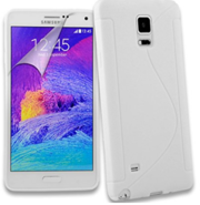 S Line Silicone Gel Case Cover for Samsung Galaxy Note 4