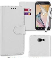 Leather Flip Wallet Case Cover Pouch for Samsung Galaxy J5 (2017)