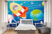 Let your Child Travel to Space by adding Astronaut Wallpaper