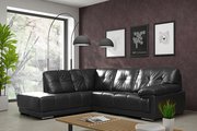 Bonded Leather Corner Sofa for Your Living Room at Reasonable Price