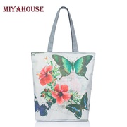 Butterfly Printed Casual Shoulder & Handbags